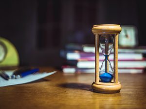 Hour Glass Almost Out of Time